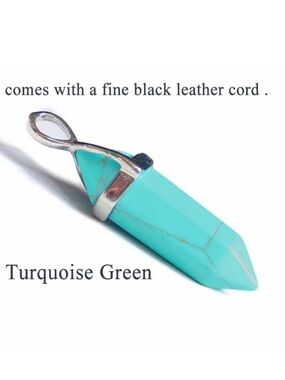 ⭐️ 5 for $25 Turquoise Green Natural Gem Stone Necklace